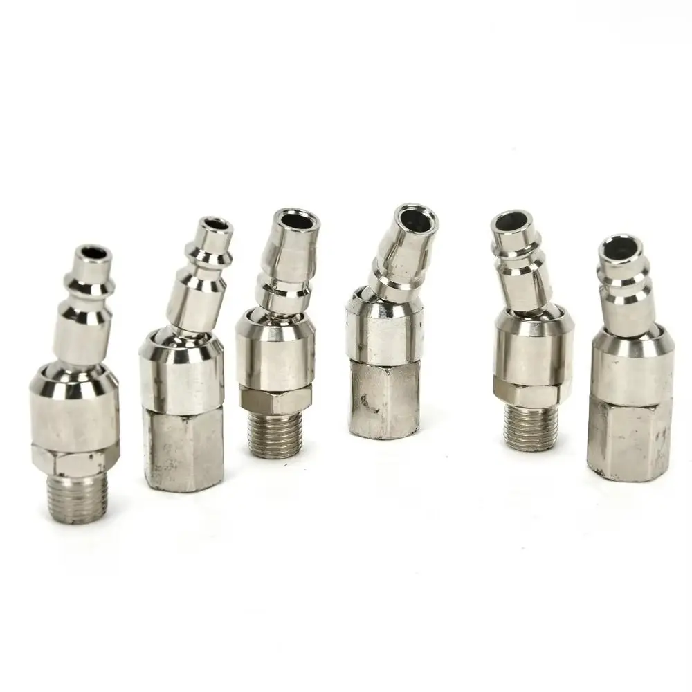 Anti‑Twist 360° Swivel Air Plug Universal Female Male Quick Plug Swivel Air Coupler Pneumatic Tool System