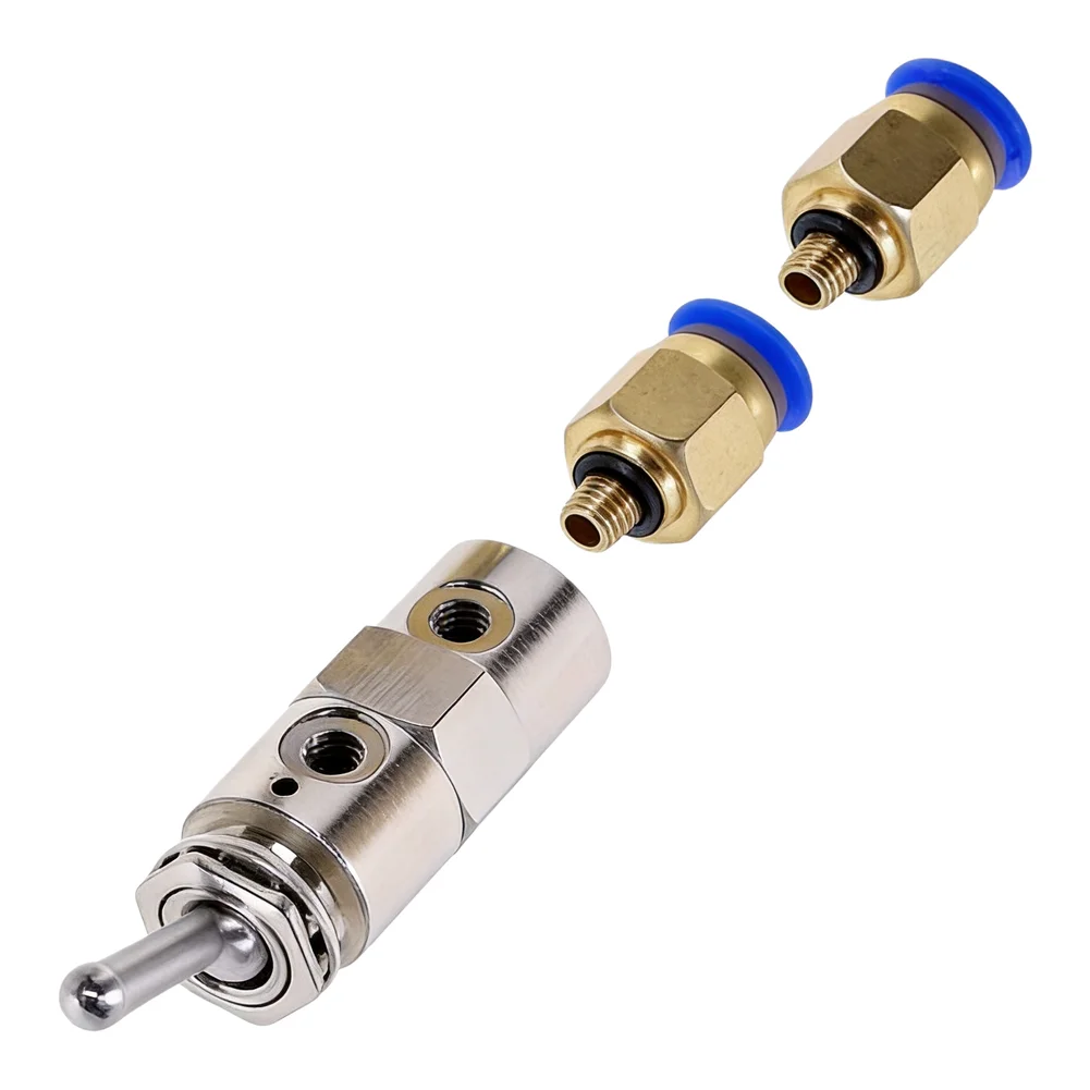 TAC4V Pneumatic Control Valve High Efficiency Two Position Five Way Design Equipped with Six Millimeter Connectors