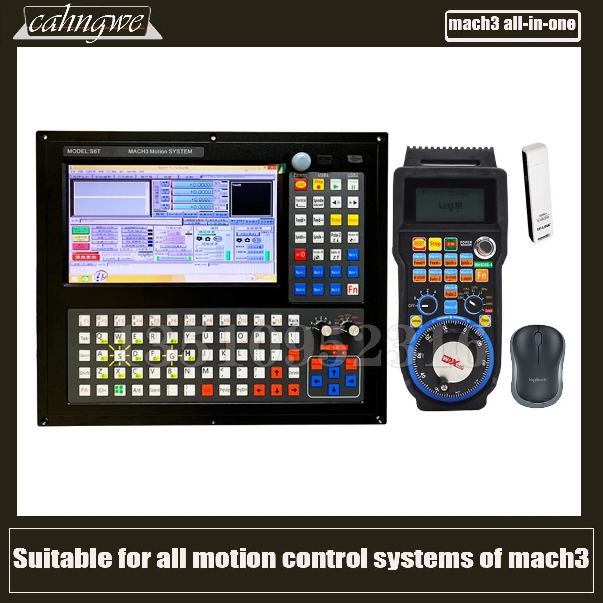 Cnc Mach3 Mach4 Cnc Operation Control Panel 3-axis/4-axis/6-axis Drilling And Milling Machine Cnc System Multi-axis Controller