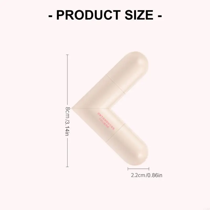 قلم تحديد عيون مزدوج الأطراف طويل الأمد C1FF مقاوم للماء ومقاوم للتلطخ للارتداء اليومي