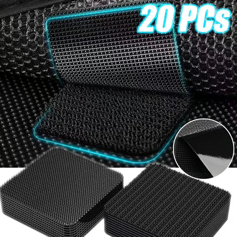 

5/20PCs Car Floor Mat Tapes Carpet Tape Fixing Stickers Self-adhesive Floor MatsFastener Clips Retention Holders Grips