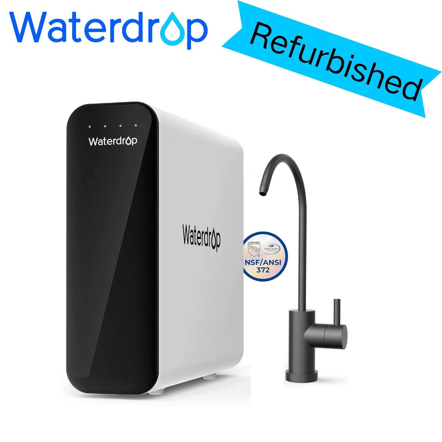 

Система фильтрации воды под мойку Waterdrop TSU 0.01μm с ультрафильтрацией, требует сверления (восстановленная)