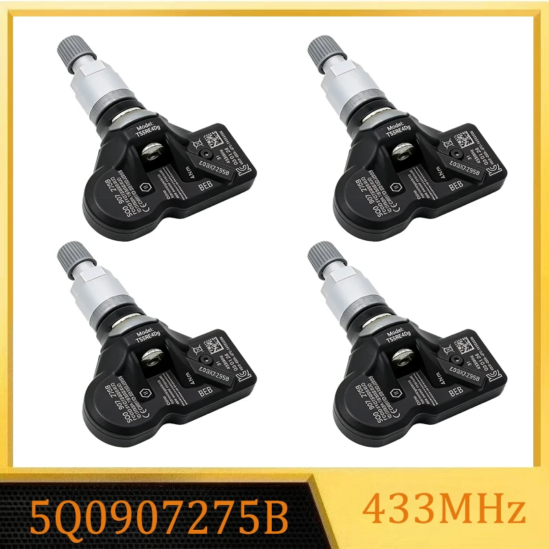 

5Q0907275B Tire Pressure Sensor For 2014-2020 Audi A3 A4 A5 A6 A7 A8 Q2 Q5 6 Q7 Q8 RS3 RS5 S7 433MHz TPMS 5Q0907275 9A790727502