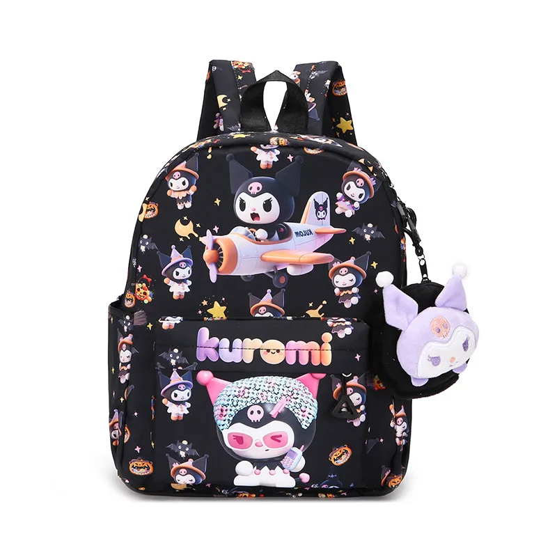 Sanrio hello kitty cartoon children's schoolbag new kuromi shoulder bag for boys and girls handbag