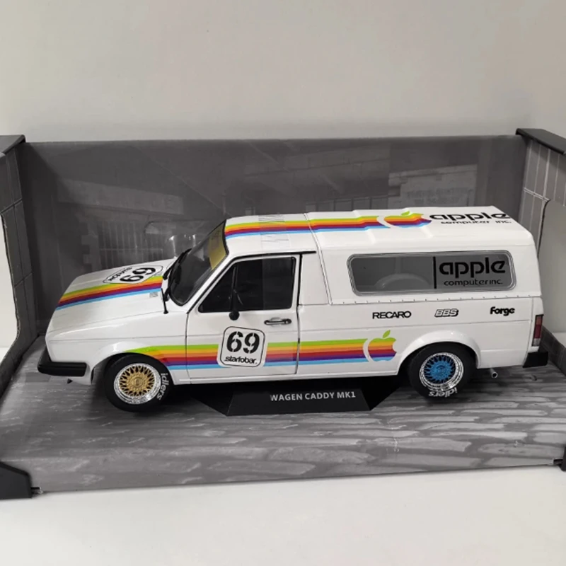 SOLIDOS – camionnette CADDY MK1 1/2, échelle 1:18, modèle de voiture de Simulation en alliage, Collection statique, jouet de vacances décoré, cadeau Souvenir