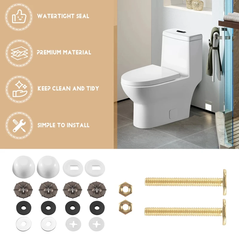 Imagem -03 - Toilet Wax Ring Kit para Floor Outlet wc Novidades Install ou Re-seat