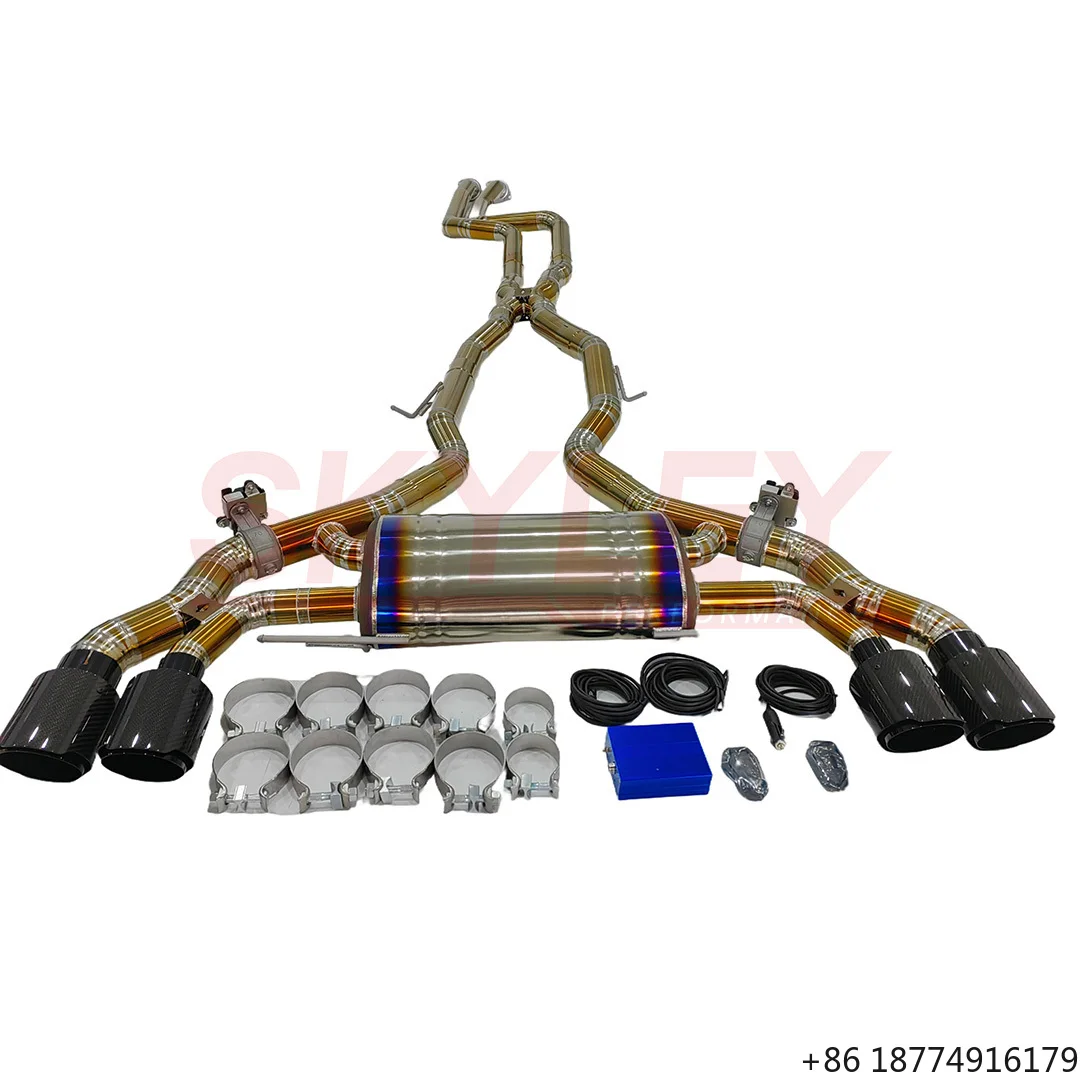 

High Quality Titanium Exhaust Catback for X3M F97/X4M F98 S58 3.0T Valvetronic Exhaust System Remote Control