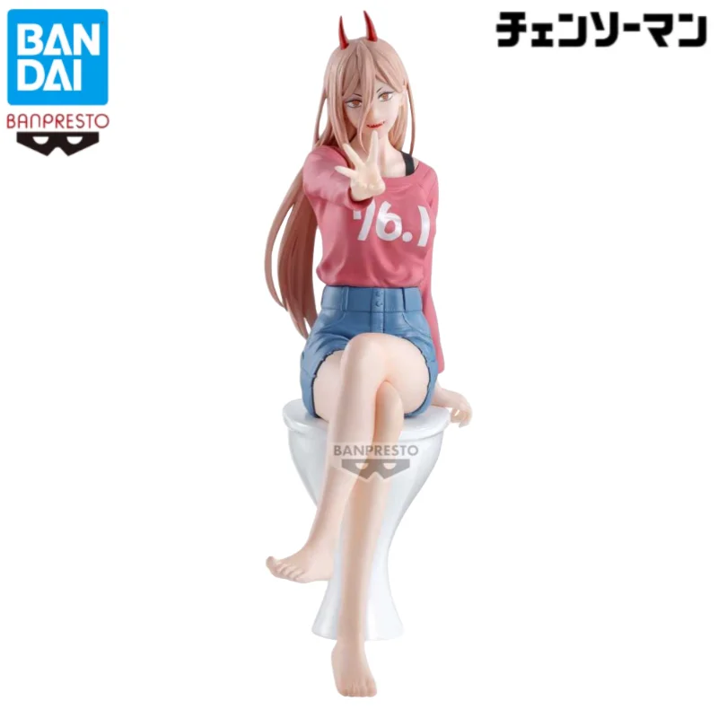 

В наличии Bandai, оригинальная бензопила Banpresto, человек, фигурка, модель куклы, новая в штучной упаковке, персонажи аниме, гараж