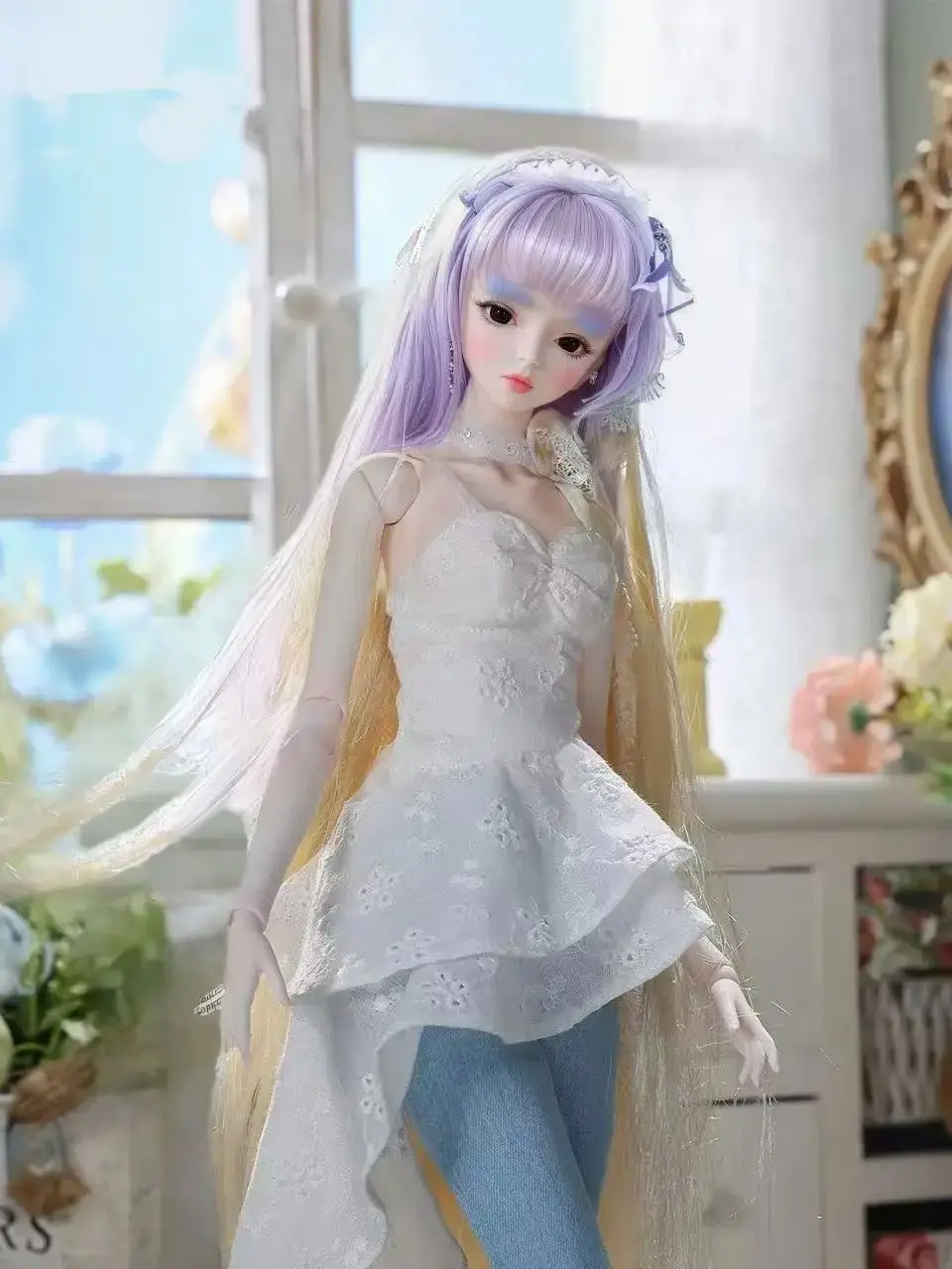 DBS doll 1/3 BJD Dream Fairy mechanical joint  Body Including Random matching wig eyes clothes shoes AI MSD SD Kit Toy Gift