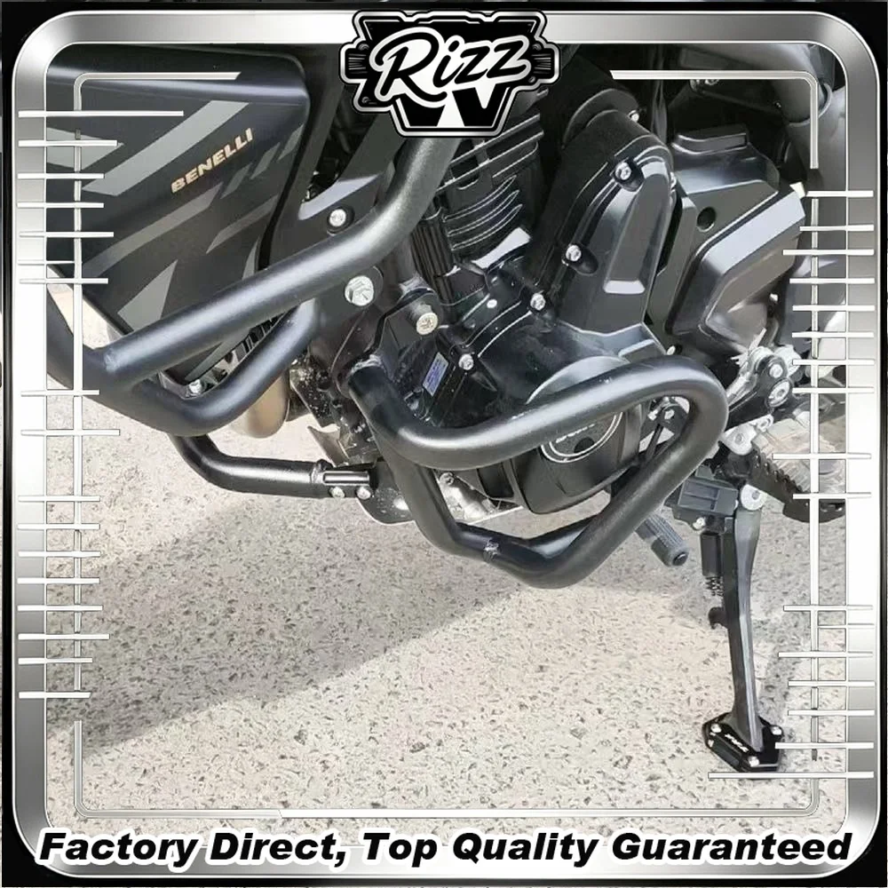 FOR Benelli TRK702/702X Full-Coverage Engine Crash Protection Frame Split Upper Lower Bumper Non-Destructive Modification Parts