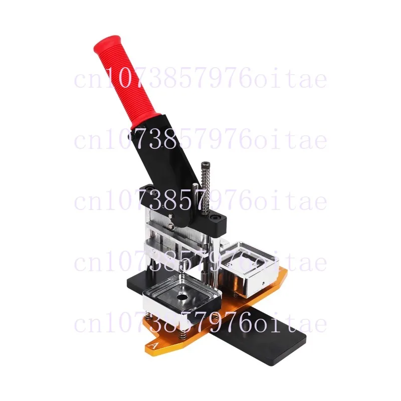 

50X50MM Square Badge Machine Magnetic Soft Magnetic Adhesive Acrylic Consumables Paper Cutting Knife Press Card Machine Set