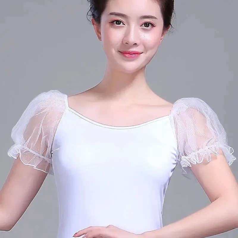 Falda tutú de Ballet con mangas abullonadas, disfraz de Ballet del lago de los cisnes blancos, vestido para niñas, disfraz de Halloween para mujeres, vestido de baile de bailarina para fiesta infantil