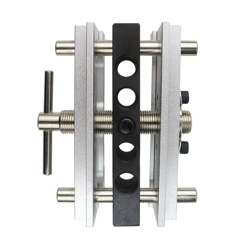 for Straight Hole Opener Metric Vertical Punching Positioner Log Tenon Punch Drilling Woodworking Tools