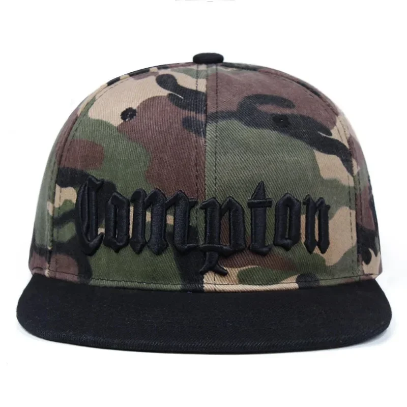 New COMPTON CAP Street Dance Gangster Snapback Hat Hip Hop Headwear for Men Women Adult Outdoor Casual Sun Baseball Cap