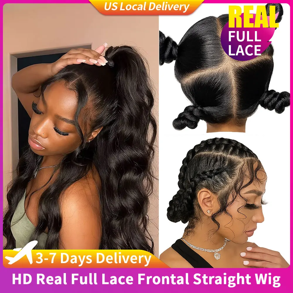 حقيقي كامل شعر الإنسان الباروكات 250% الكثافة الجسم موجة HD الدانتيل الجبهة الباروكات للنساء 30 بوصة الشعر البرازيلي 360 الدانتيل الجبهة الباروكات