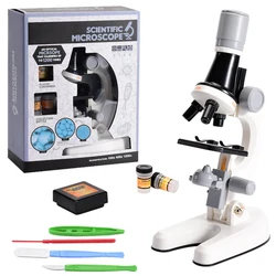 100X 400x 2000X Monocular Optical Microscope Elementary School Children Science Handheld Microscope Experimental Biology 2023
