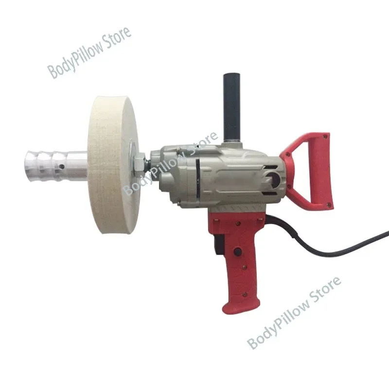 

900W Glass polishing machine tempered glass scratch repair machine wool wheel polishing powder