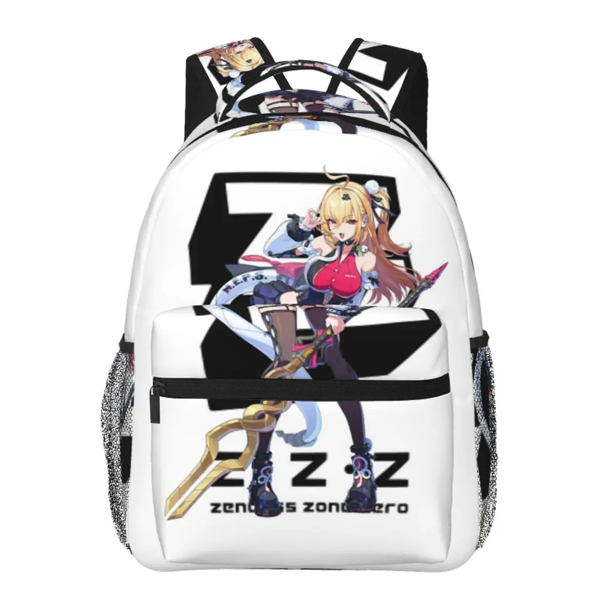 

CISSIA From ZENLESS ZONE ZERO Backpack Student Boys Girls BookBag Children School Bag Laptop Shoulder Bags for Men Women