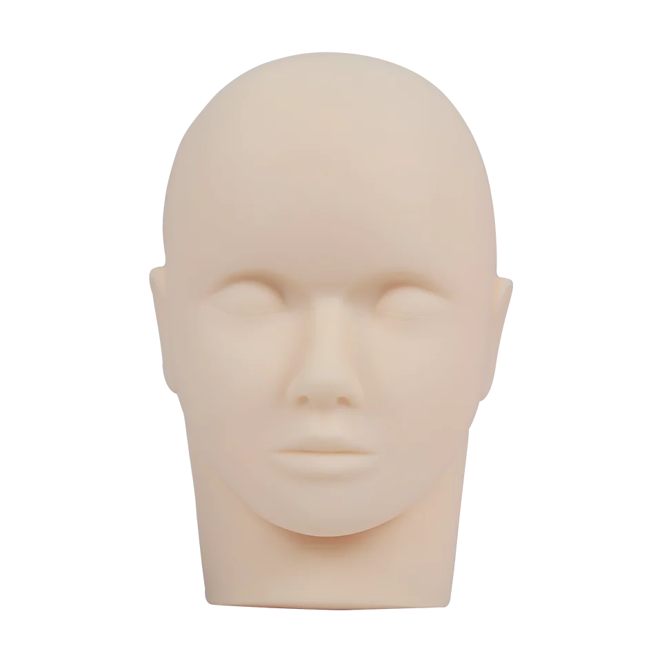 Silikon Kopf Training Mannequin Mit Abnehmbaren Augen Praxis Kopf Modell Für Wimpern Extensions Training Mannequin Kopf Make-Up – Detail 6