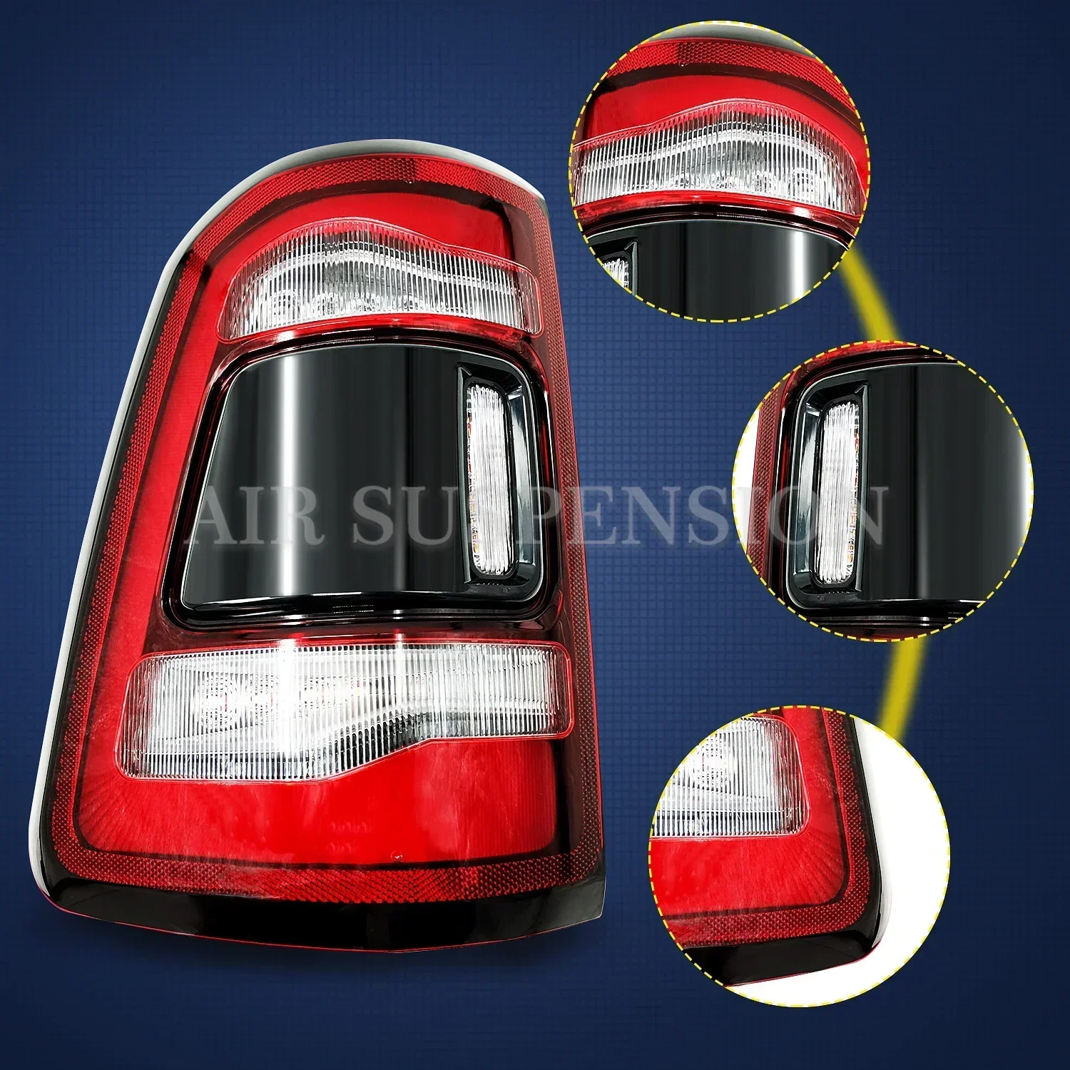 55112992AC 55112993AC Passenger Tail Light For Dodge RAM 1500 2019-2022 55112992AD 55112993AD FM LED Rear Lamps w/o Blind Spot