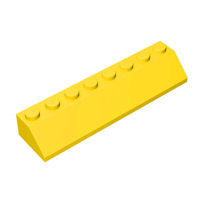 Gobricks 10Pcs Parts Brick Slope 2 x 8 DIY block brick part 4445 Compatible With Particles Children\'s Assembles Building Blocks