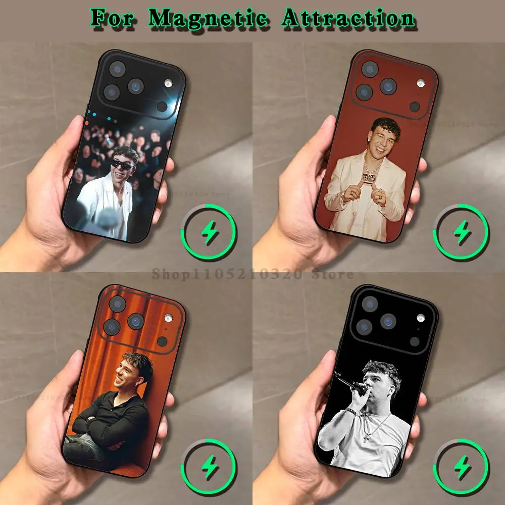 

Q-Quevedo BUENAS NOCHES Phone Case For iPhone 17,16,15,14,13,12,11,Pro,Max,Plus,E,Air,Mini Magnetic Magsafe Frosted Clear