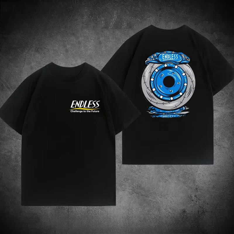 

2025ENDLESS Brake Forged Caliper Print Breathable and Sweat-absorbing Short Sleeve Men's and Women's Motorcycle Cycling T-shirts