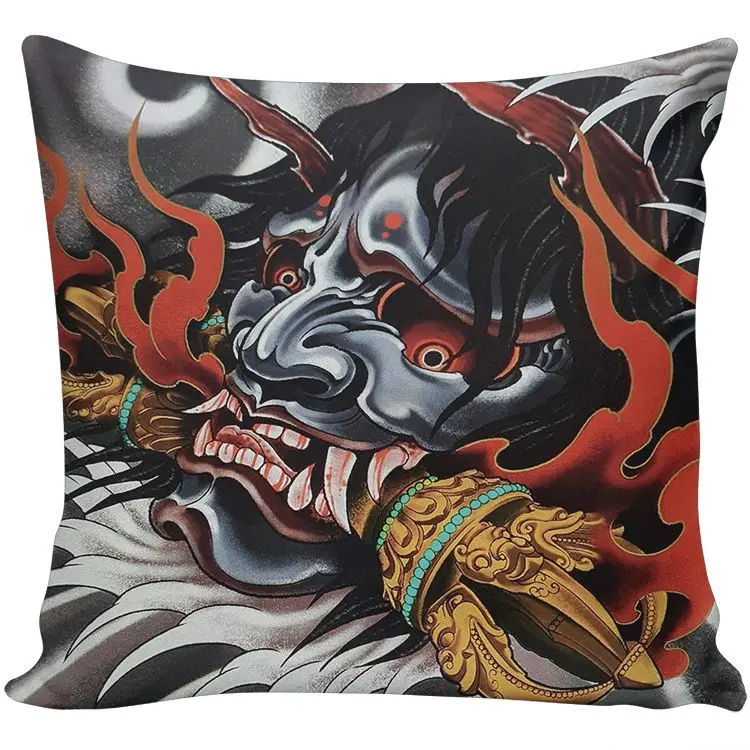 Japanese Grimace Pillows Case Funny Mask Pillowcases for Pillows Decorative Cushions for Bed Home Decor Soft Pillow Covers 45x45