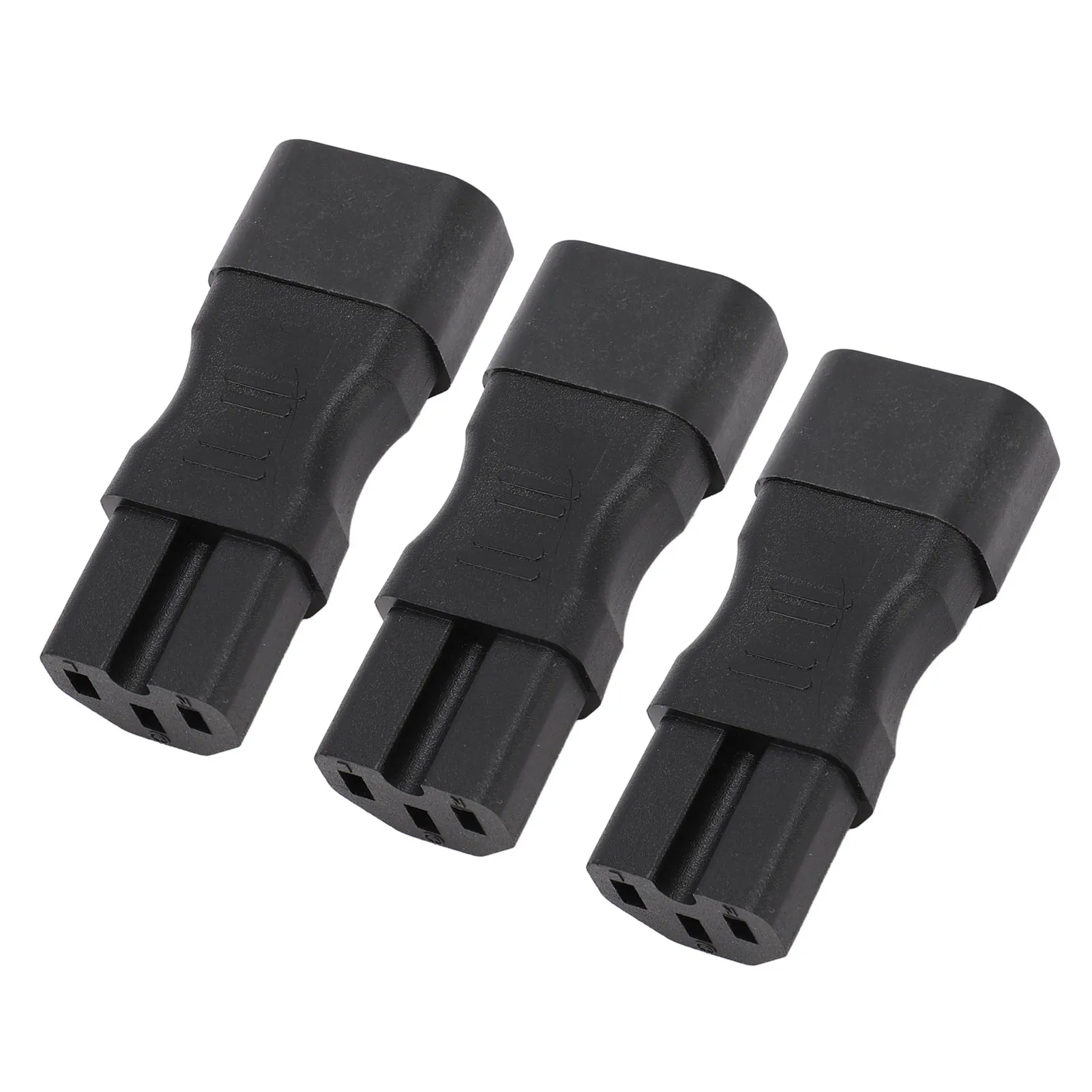 مشط محول الطاقة IEC320 C14 إلى C15 PVC والنحاس محول الطاقة موصل لأجهزة الكمبيوتر المحمول 250 فولت 10A 2.5A 2500 واط موصل الطاقة