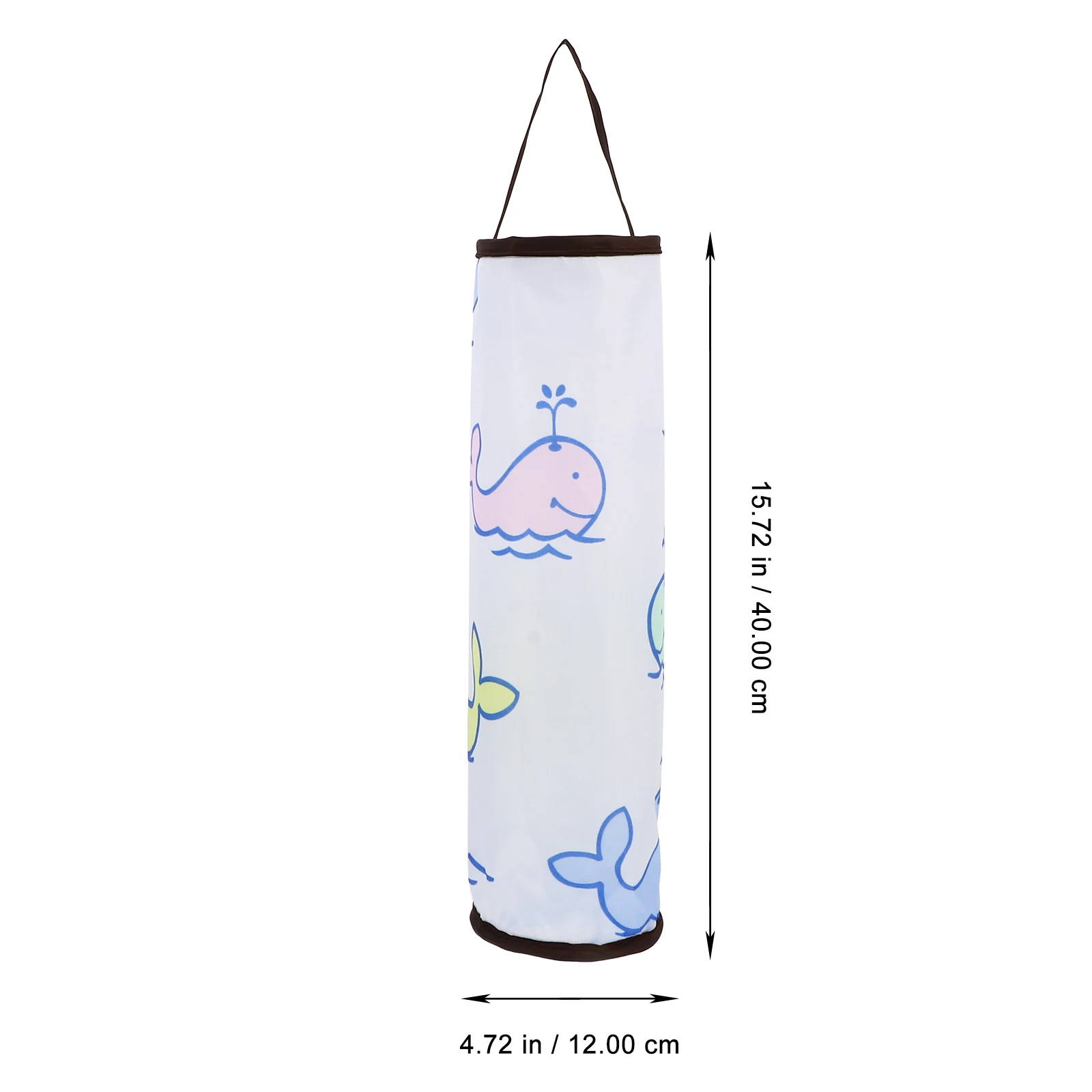 

2 pcs Polyester Hanging Storage Bags Cartoon printed Wall mounted Bucket shape Multipurpose Containers Space saving
