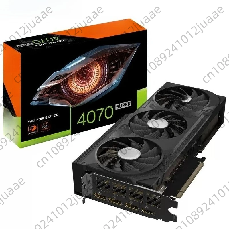 

Игровая видеокарта GeForce RTX4070 WINDFORCE 2X OC 12G с двумя вентиляторами, поддержка 192-битного интерфейса PCIe 4.0, HDMI, DP, 8-контактный разъем