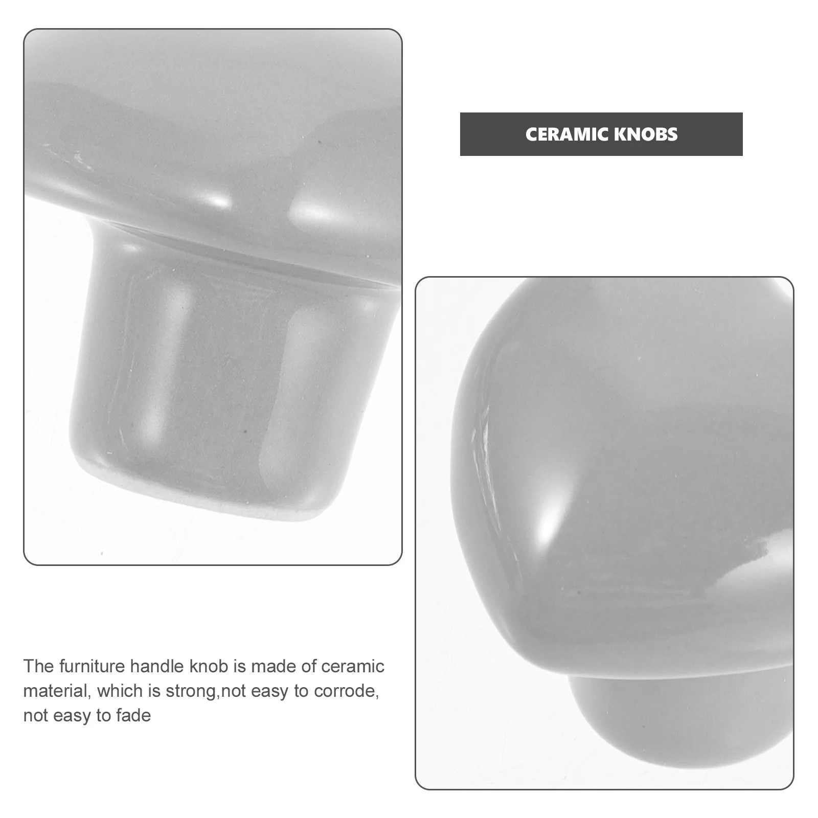 

8pcs Ceramic Knob Heart Shape Modern Furniture Handle Smooth Durable Drawer Pulls For Wardrobe Kitchen Cabinet Closet Cupboard