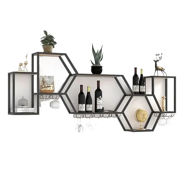 

Полка настенная подвесная ресторанная креативная витрина бытовая скандинавская железная художественная витрина