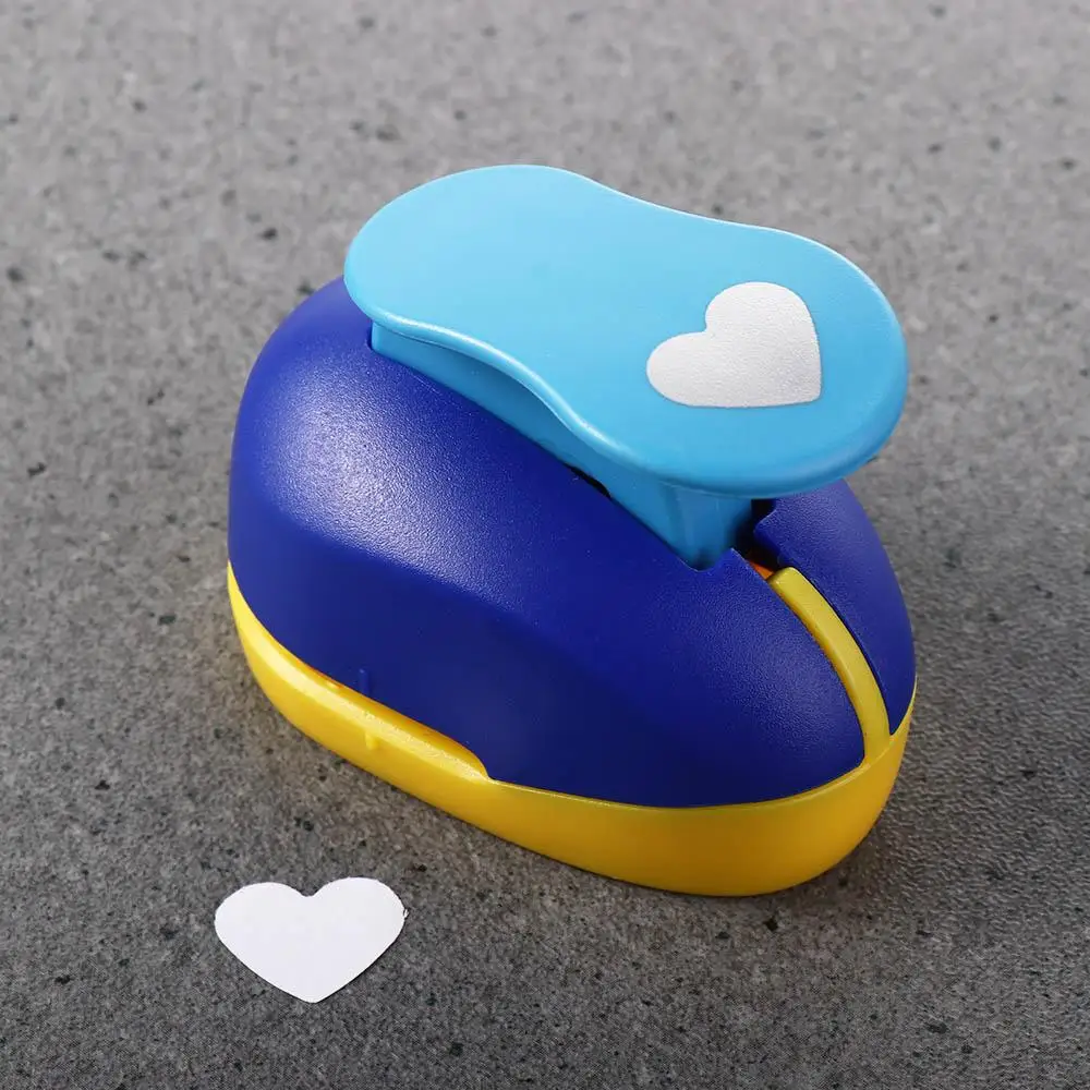 Handmade Kid Toy Heart-shaped 9-75mm Paper Cutting Children Hole Puncher Punches Maker Embossing Punches Scrapbooking Machine