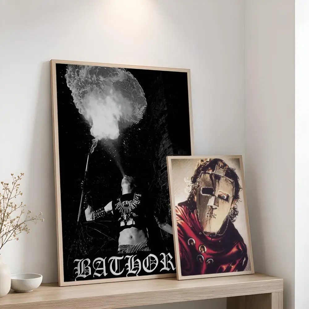 B-BathoryS Q-QuorthonS Music Band Singer Poster Home Artwork For Living Room Bedroom Office Dorm Apartment Gift