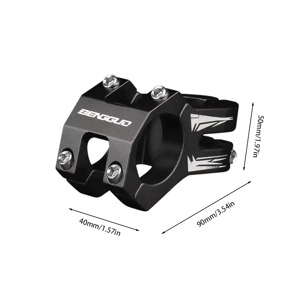 AliExpress NONE 1pcs 31.8x45mm Aluminum Alloy Bike Stem CNC Hollow Short Stem for Fixed Gear Mountain Bike Front Fork Steerer Tube