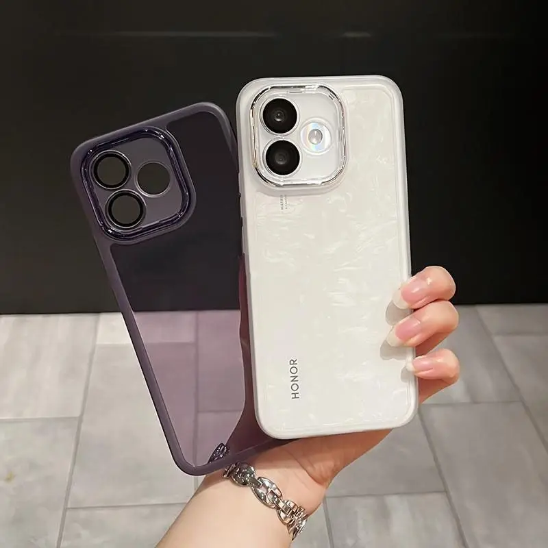 حافظة لهاتف OPPO A5 Pro مصنوعة من السيليكون الشفاف الفاخر مع غطاء خلفي من البولي يوريثان الحراري لهاتف OPPO A5X 4G 5G ممتص للصدمات Funda