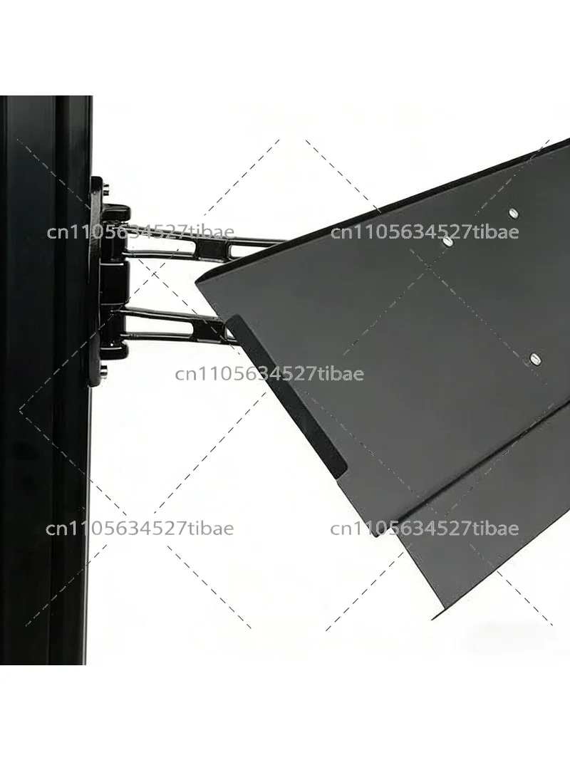 Wall-Mounted Telescopic Adjustment Handle Aluminum Bracket Special Disc for Rotating Keyboard Height Adjustable Desk Stand