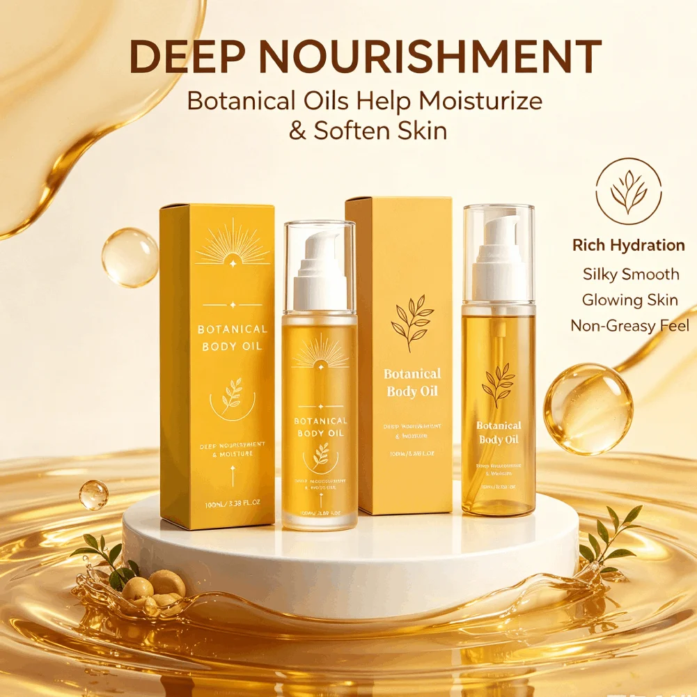 Luxury HYDRATION Body Oil Premium Massage Oil For Dry Rough Skin Anti Wrinkle Chest Thighs Skin Tightening Body Care Oil