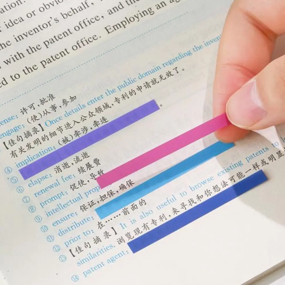 Morandi Color 300 Sheets Office Supplies Stationery Student Label Bookmark Index Stickers Reading Label Sticky Notes