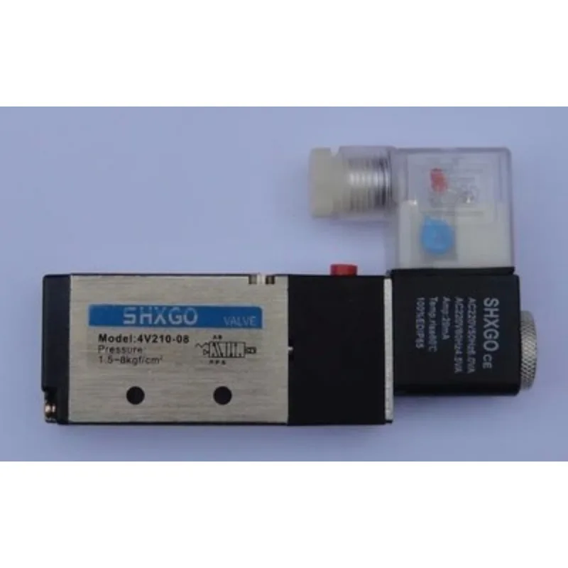 SHXGO 4V210-08/4V110-06 4V310-10 4V410-15 Boutique Solenoid Valve