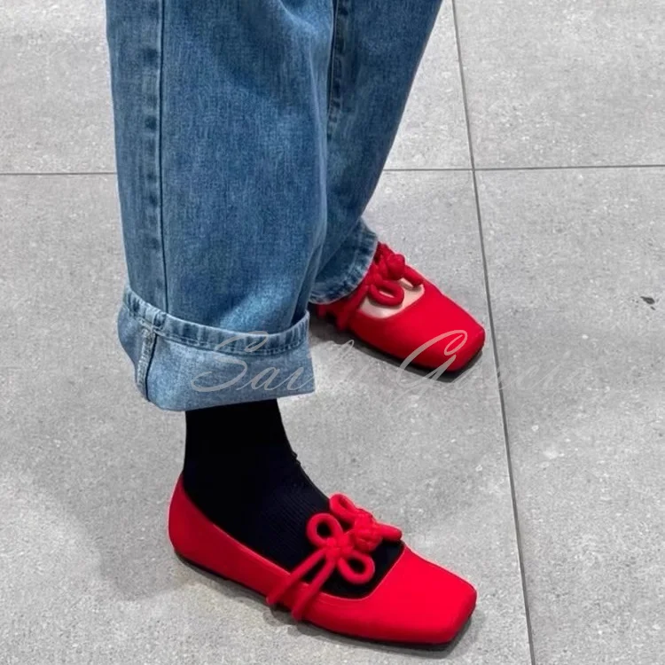 new-chinese-style-square-toe-mary-jane-shoes-red-retro-cheongsam-flat-shoes-women-casual-slip-on-knot-decor-ballet-single-shoes