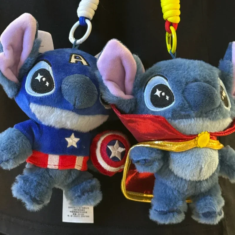 

Stitch Plush Toy Keychain Blind Box Starcraft Baby Cosplay Spider Man Iron Man Thor Birthday Present Peripheral Plush Pendant