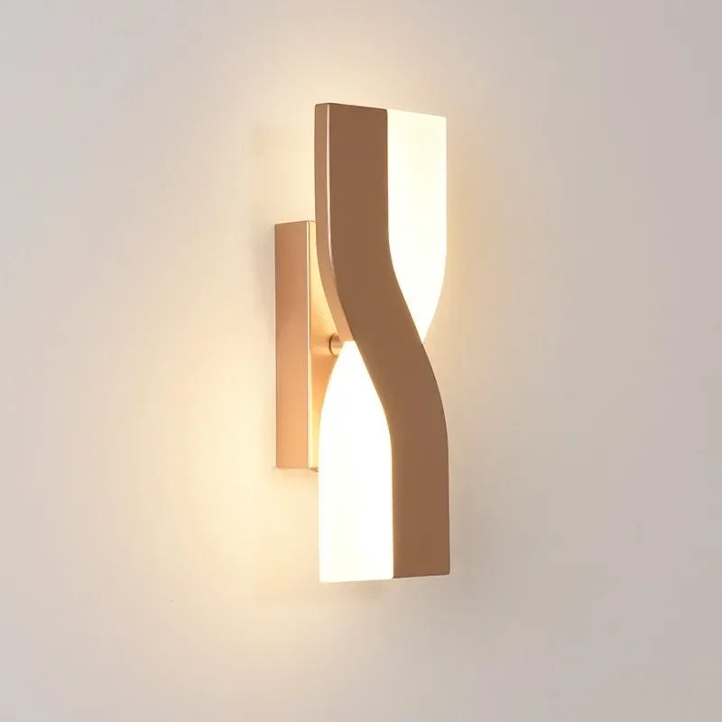 

Nordic Creative Bedlight Bedroom Living Room Modern Simple Wall Light Rotating LED Reading Room Background Wall Light