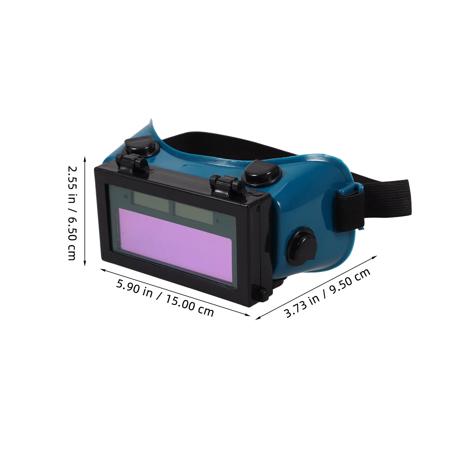 Welding Goggles with Flip-Up Design, Adjustable Headband & Anti-Scratch Coating for Arc Welding Protection