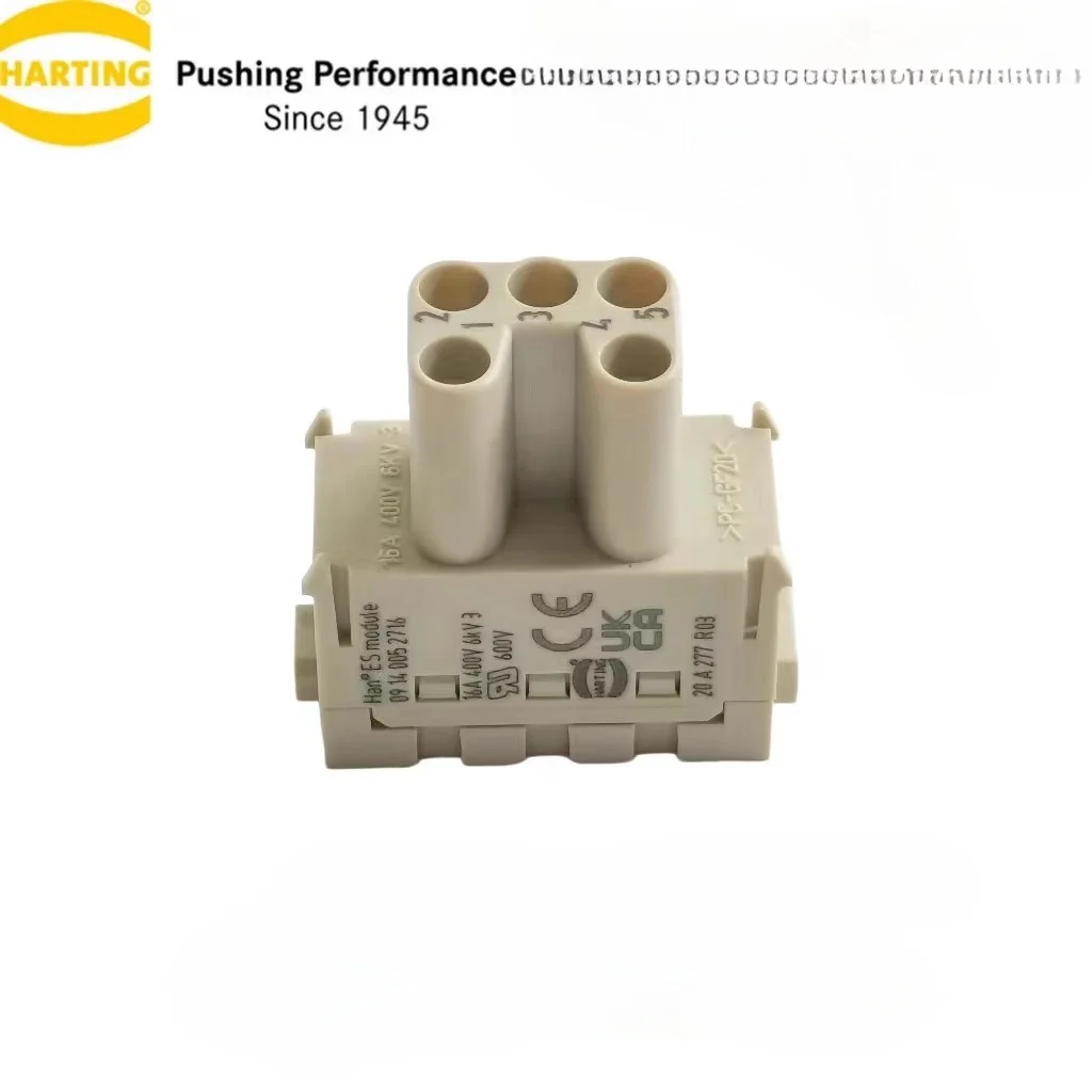 Harting Brand New Original Genuine Connector 09140052716 Heavy Duty Power Connectors Han Es 5P 16A Female Cage-Clamp Term