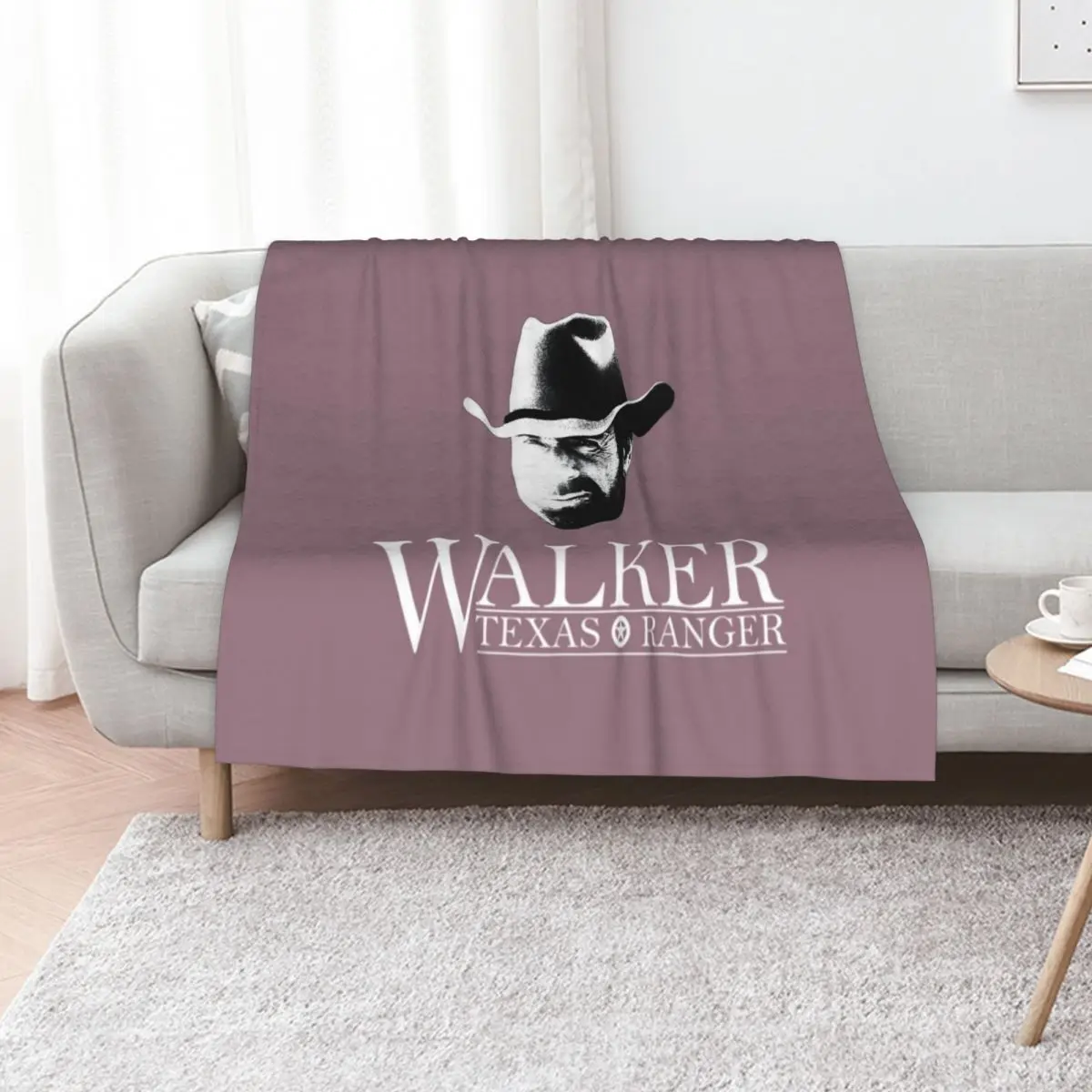Walker Texas Ranger (Chuck Norris) Head and Essential Throw Blanket Bed linens Sleeping Bag Beach anime Shaggy Blankets