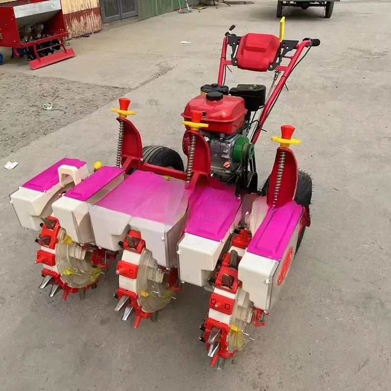 A new type of seeder hand punching seeds