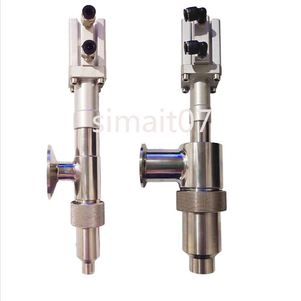 

Stainless Steel Piston Milk Paste Yogurt Grease Liquid Bottle Filling Nozzle with Manual Valve Spare Parts for Filling Machine