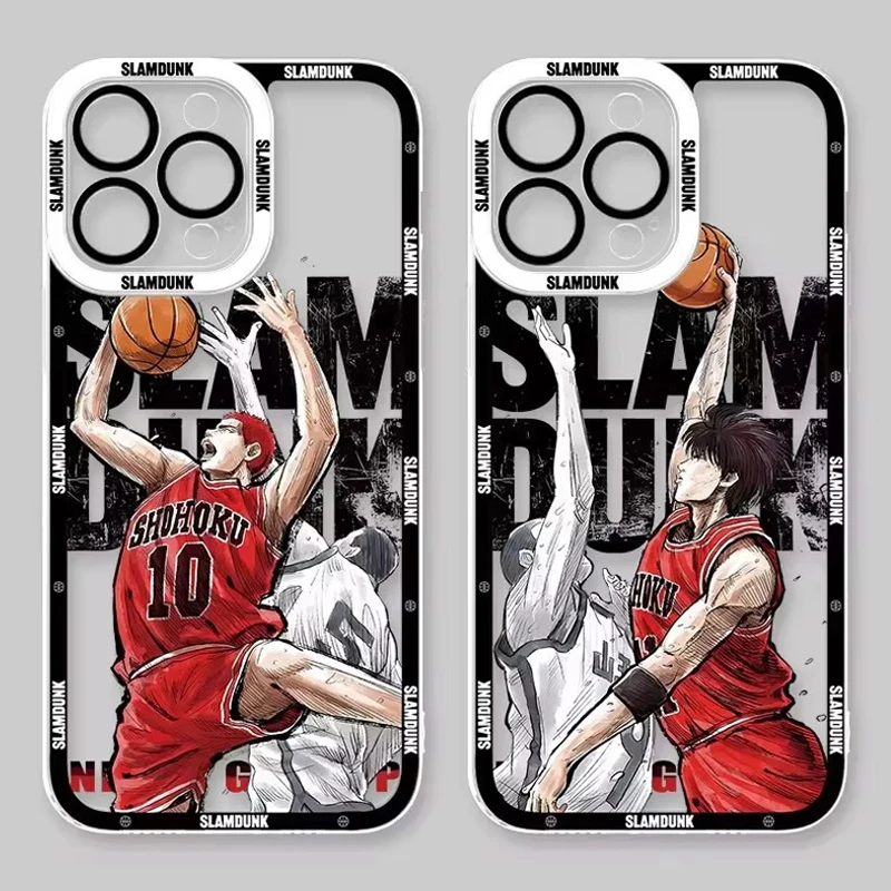 Anime Slam Dunk Soft Case For Xiaomi 13T 12T 11T 10T 14 13 12 11 Lite 5G NE POCO F6 X6 Pro X3 NFC X5 X4 GT F3 F4 F5 M6 M5S C65 image 2